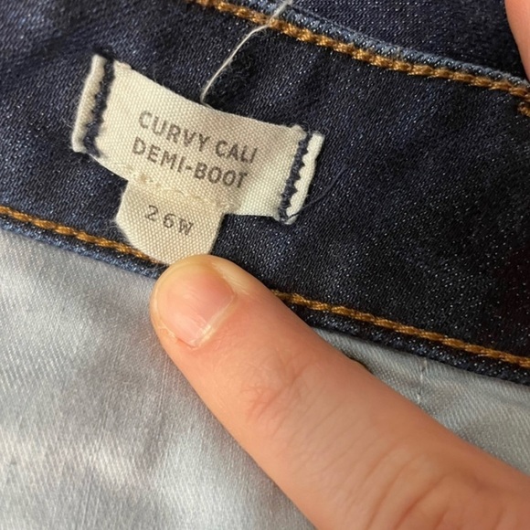 Madewell Curvy Cali Demi-Boot Jeans | 26W | Denim - Picture 4 of 4